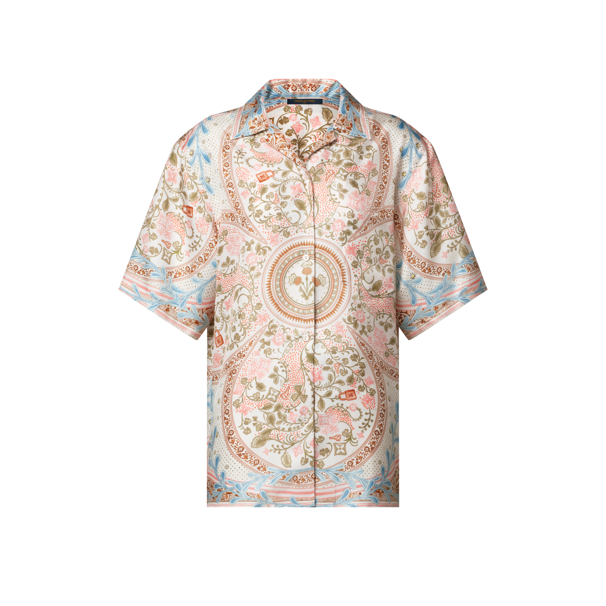 ☆専用☆ LOUIS VUITTON Flower Foulard Short-Sleeved Shirt - Women - Ready-to-Wear | LOUIS